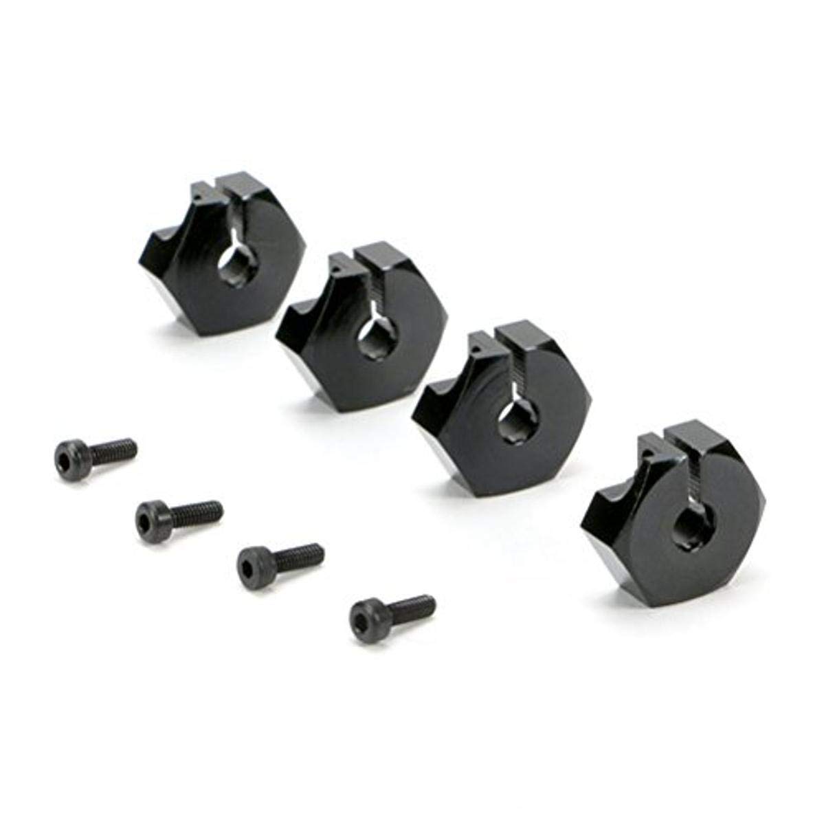 Redcat Racing Clamp Type Wheel Hexes, 14mm (4) (Black)