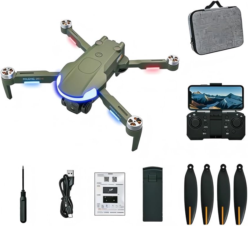 Fremego Drone with 4K Camera for Adults, FPV Drone with Brushless Motor for Kids Beginners, Long Flight Time and Distance, Auto return, 5GHz Transmission Remote Control Quadcopter for Boys Girls (Black)