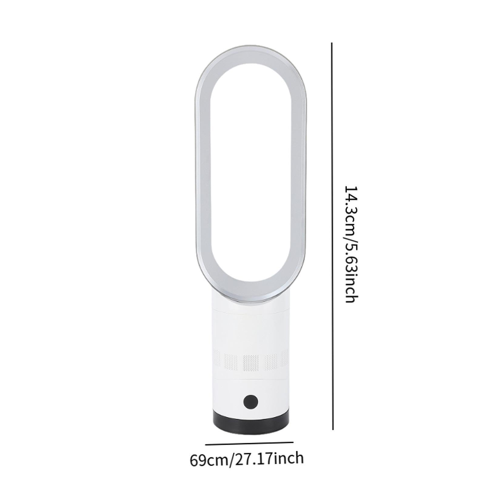 #N/A/a Ventilador de, Oscilante, para El Hogar, Motor Silencioso, Ajuste de Velocidad, Temporizador de hasta 9 Horas, Control Remoto Extraíbl, Plata, Individual