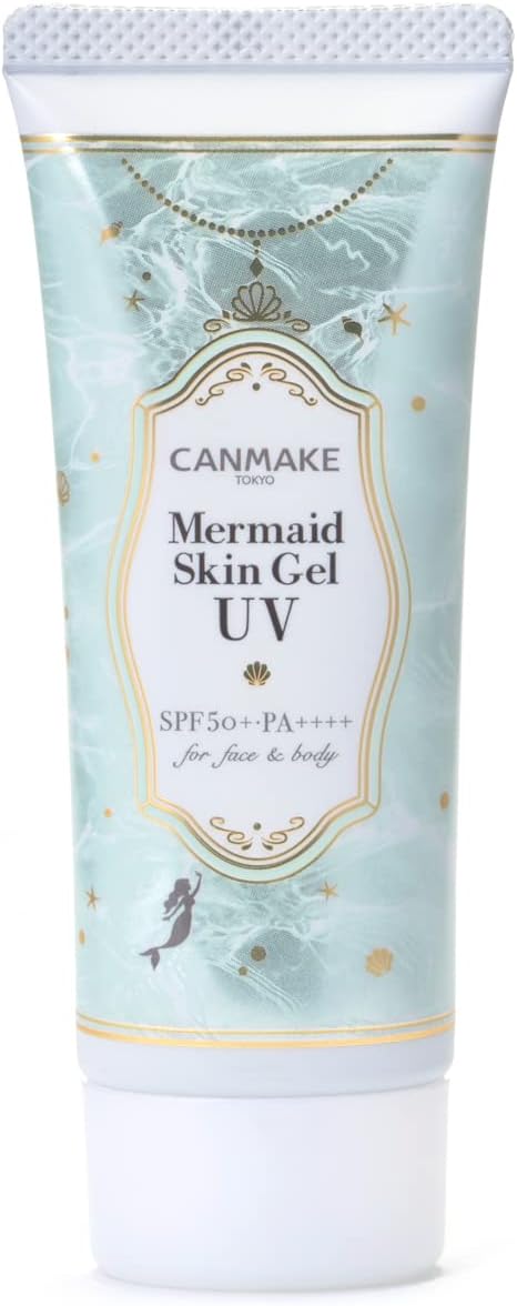 Mermaid Skin Gel 1.4 oz (40g) Sunscreen, Off with Face Wash (C01 CICA*Mint)