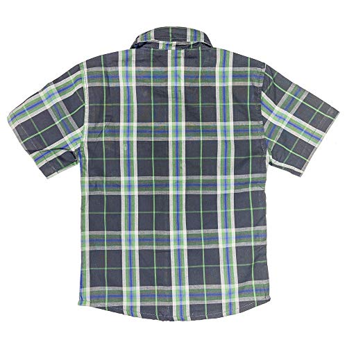 Camisa Look Jeans Xadrez Verde - UNICA - 8