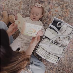 Putska nursery storage basket for baby shower gifts baby diaper caddy organizer for diaper station newborn essentials baby registry must have for boy or girl  urban country home decor