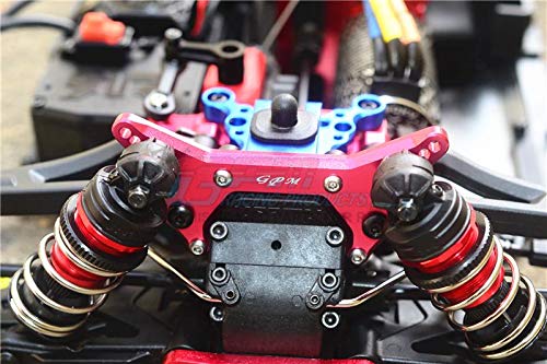 GPM Alu Stoßdämpferturm Für Arrma Limitless/Infraction – 1 Teil Set In Rot, 6061T6 Aluminium, Leichter Tuning-Ersatz