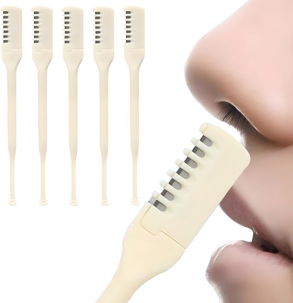 Tradehub Manual Nose Hair Trimmer, Painless Hair Removal Tool, 3-Pack-image-49