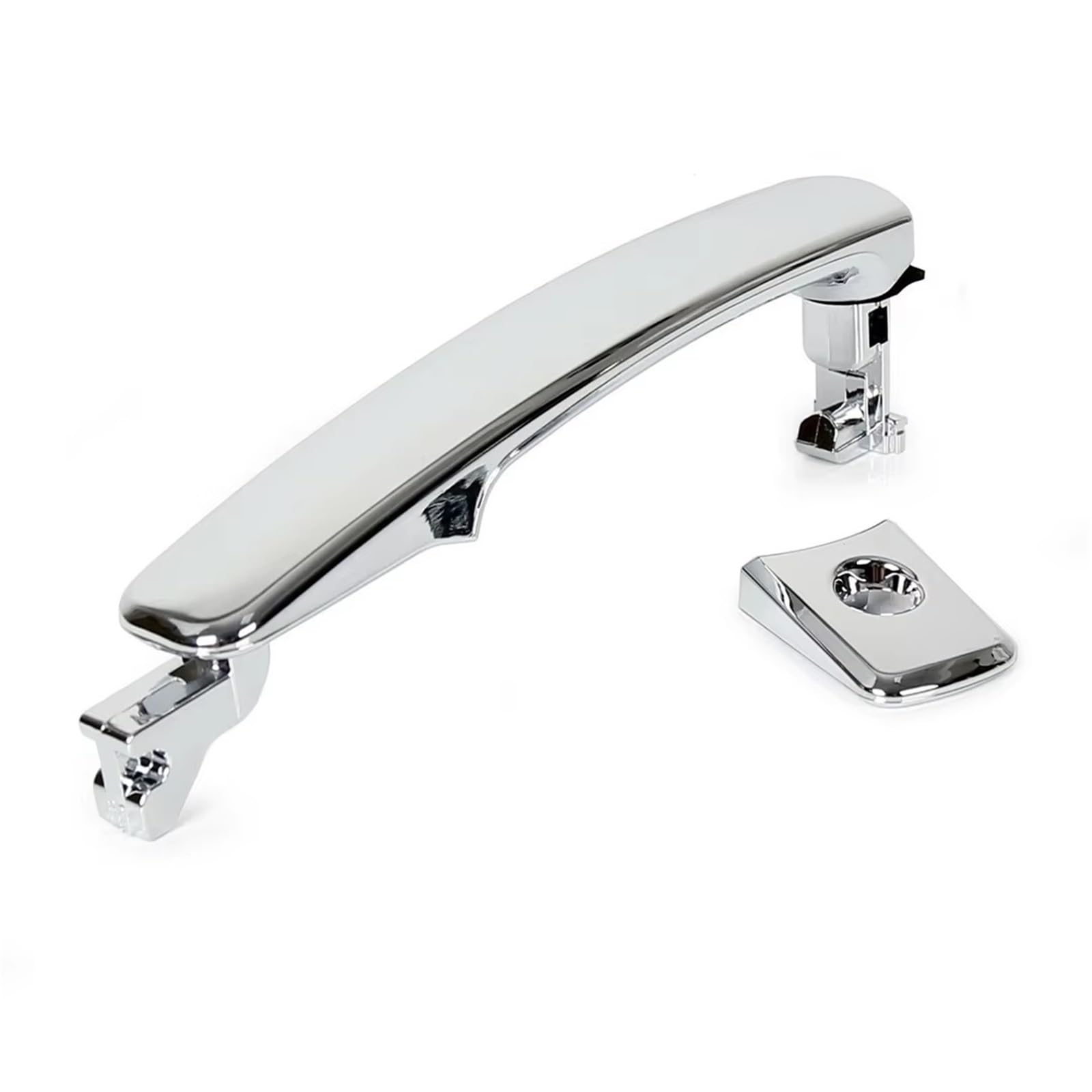 BYSKJZ Car Exterior Door Handle for Infiniti for FX35 for FX45 Front Rear Left Right Chrome Smooth Exterior Door Handle Set(Rear Left)
