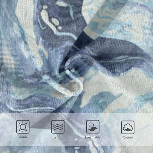 Girls' Underpants Kids Cotton Underwear Panties Briefs For Girl Age 2-8 Years Marbling Pattern Vintage Color3