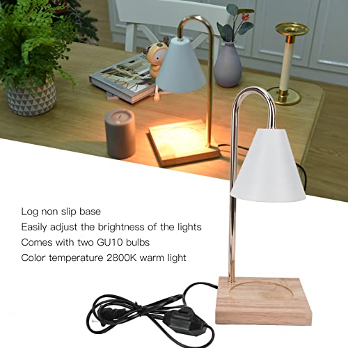 WOOXGEHM Candle Warmer Lamp, Candle Wax Warmer Lamp, Adjustable Lamp Brightness, Aromatherapy Melting Wax Table Lamp, Long Lasting Fragrance Gifts for Family, Friends, Colleagues