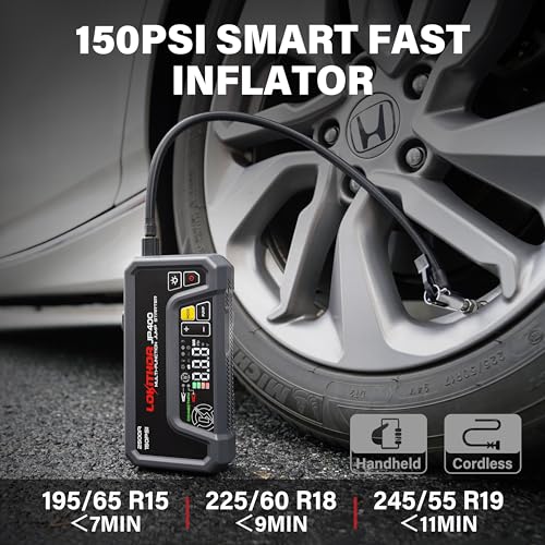 Portable Jump Starter with 150PSI Compressor
