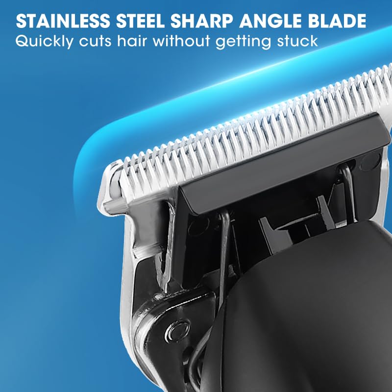 Professional Hair Clippers for Men Electric Foil Shavers Cordless T-Blade Hair Trimmer - Image 4