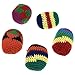 Outdoor Bean Bags 5 Pieces Funny Hacky Ball Sacks Assoerted Colors Woven Kickball Soft Knitted Kick Balls for Children and Beginners Outdoor Playset