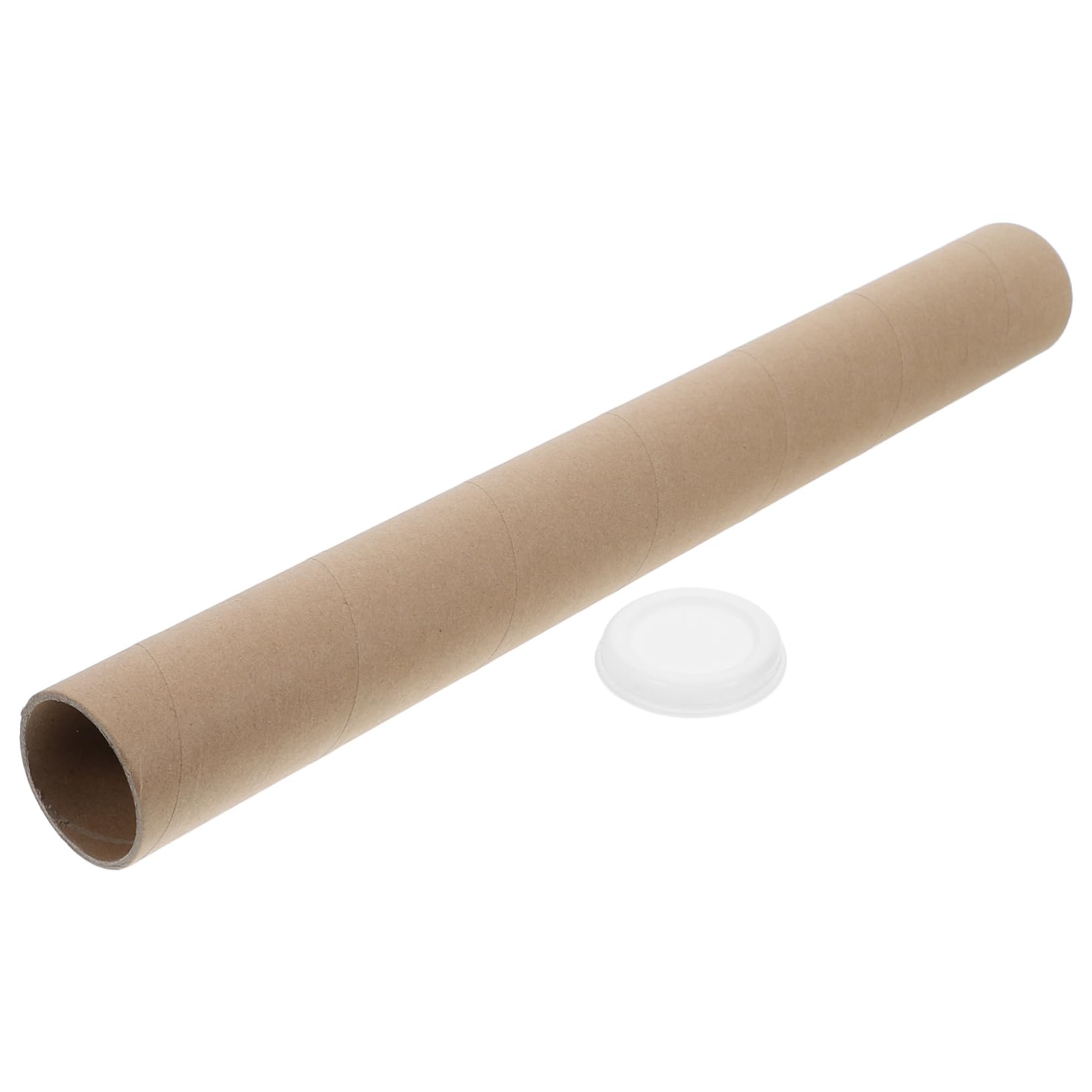 FUNOMOCYA Versatile Kraft Paper Round Cardboard Shipping Tubes Document Storage for Posters Crafts
