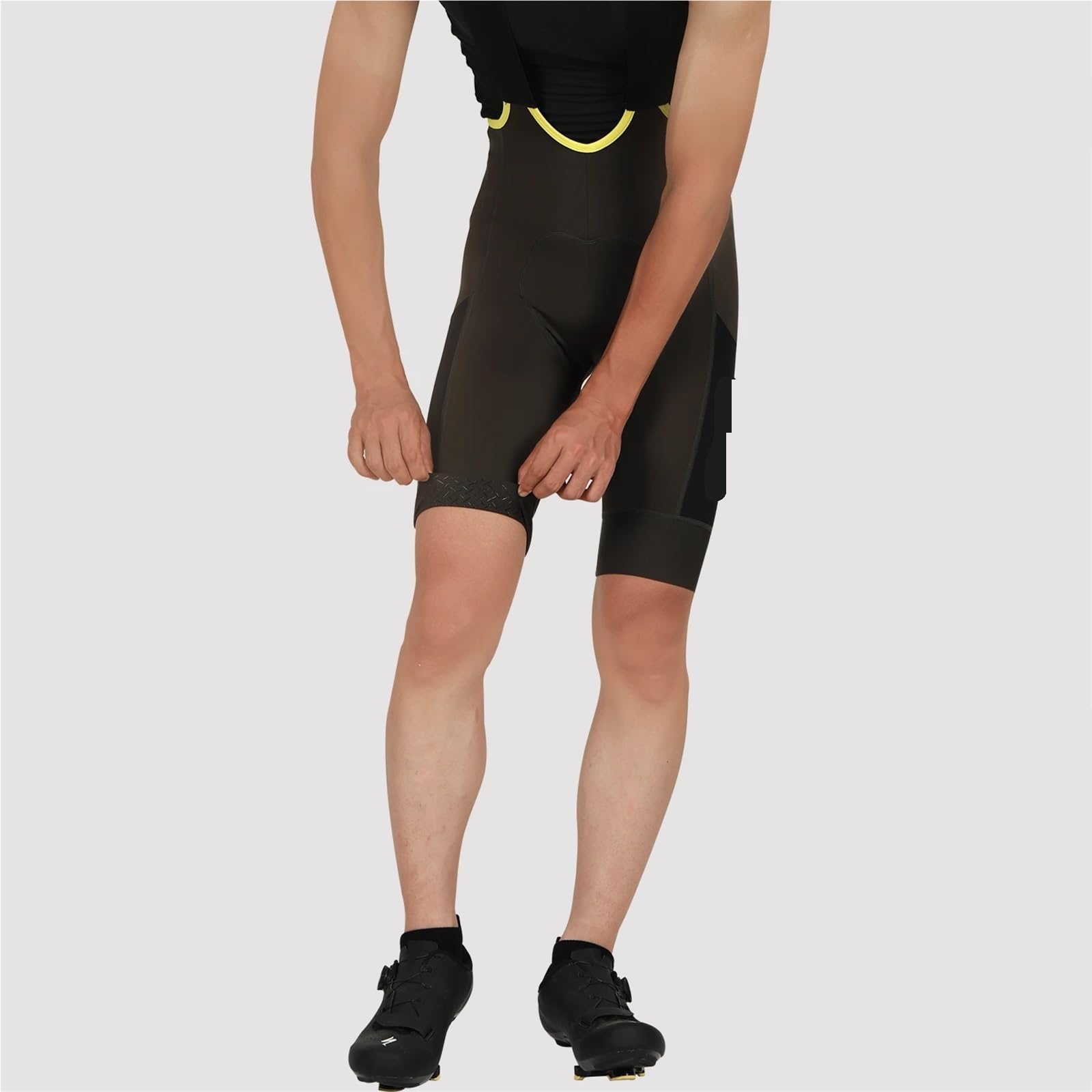 Culotte con Tirantes Hombre Culotte Corto con Tirantes de Ciclismo for Hombre badana elástica Ciclismo(Green,XL)