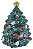 Musical Holiday Cookie Jar - Plays" We Wish You A Merry Christmas"