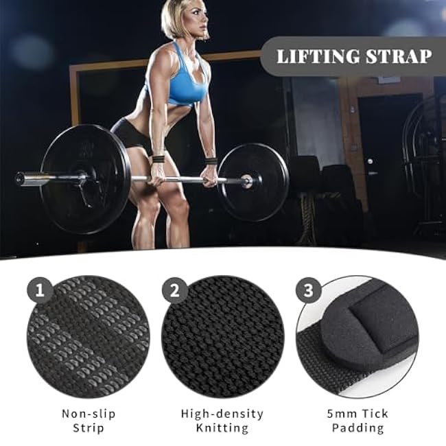 Barbell Pad Set,10 Pcs Barbell Pads for Hip Thrust Squat & Lunges Support,with 2 Workout Ankle Straps, 2 Gym Straps Weight Lifting, 2 Gym Gloves, Resistance Band, Olympic Bar Pad,Carry Bag