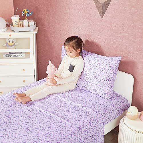 Softan Bed Sheet Set For Kids Girls, Full Size Kids Sheets Microfiber Kids Fitted Sheet thumb #4