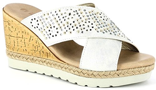 Inblu Sandali Scalzati Donna MOD. EV-23 Zeppa