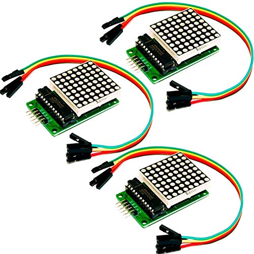 AZDelivery 5 x 8x8 Dot Matrix MCU 64 LED Display Modulo de