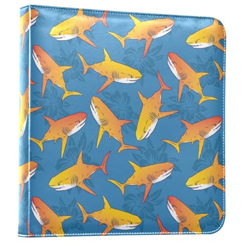 JIPONI Shutter Stock Large Photo Album, DIY Leather Cover Scrapbook Albums for 4x6 5x7 6x8 Pictures, Self Adhesive Memory Book for Wedding, Baby, Family