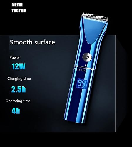 Cortapelos para hombres, cortadora de pelo profesional eléctrica, corte de pelo, cuchilla de aleación de titanio, máquina de afeitar, peluquería