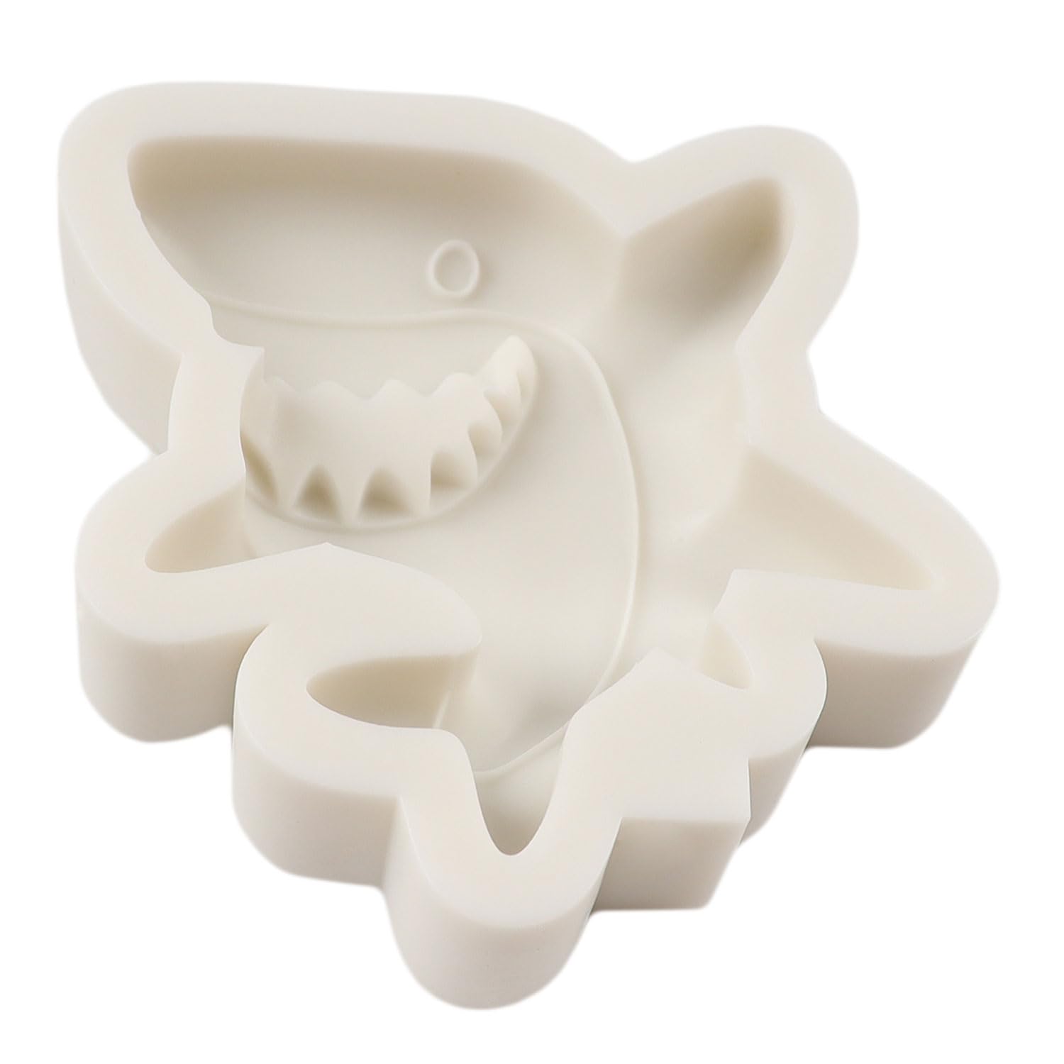 QDMOLDS Ocean Shark Fondant Molds Marine Theme Silicone Molds for Cake Decoration Cupcake Topper Sugar Craft Candy Chocolate Gum Paste Polymer Clay - Image 3
