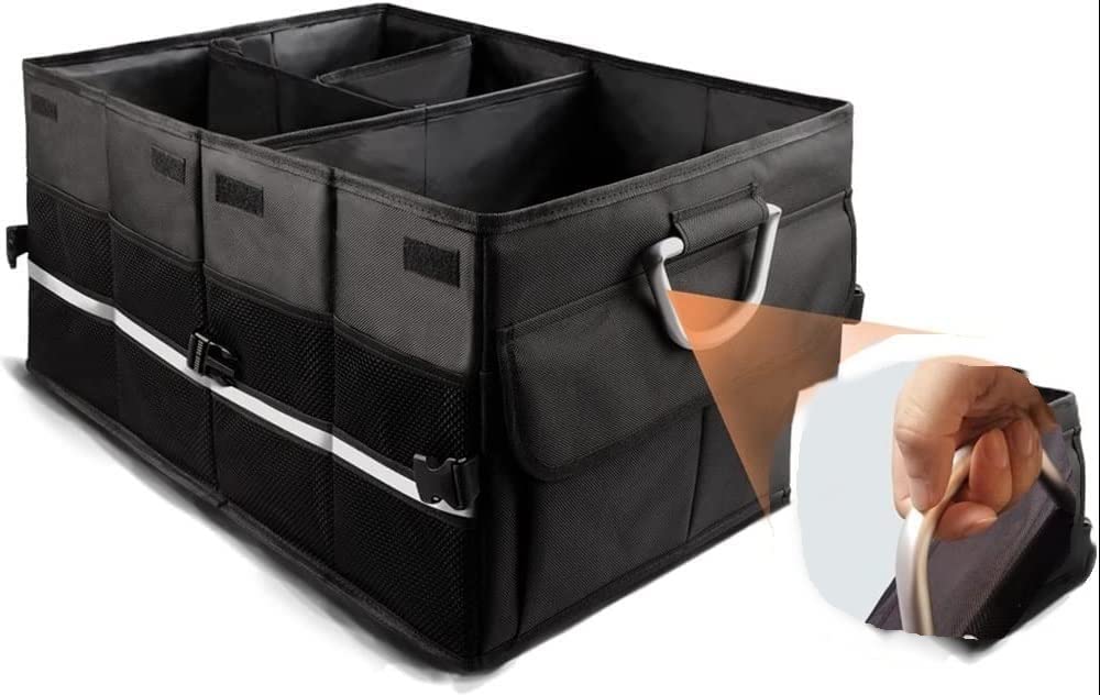 Sortowanie schowek do bagażnika samochodowego Organizer do bagażnika składane pudełka do przechowywania antypoślizgowe dolne pudła garażowe do samochodów ciężarowych (Size : Soft spacer)
