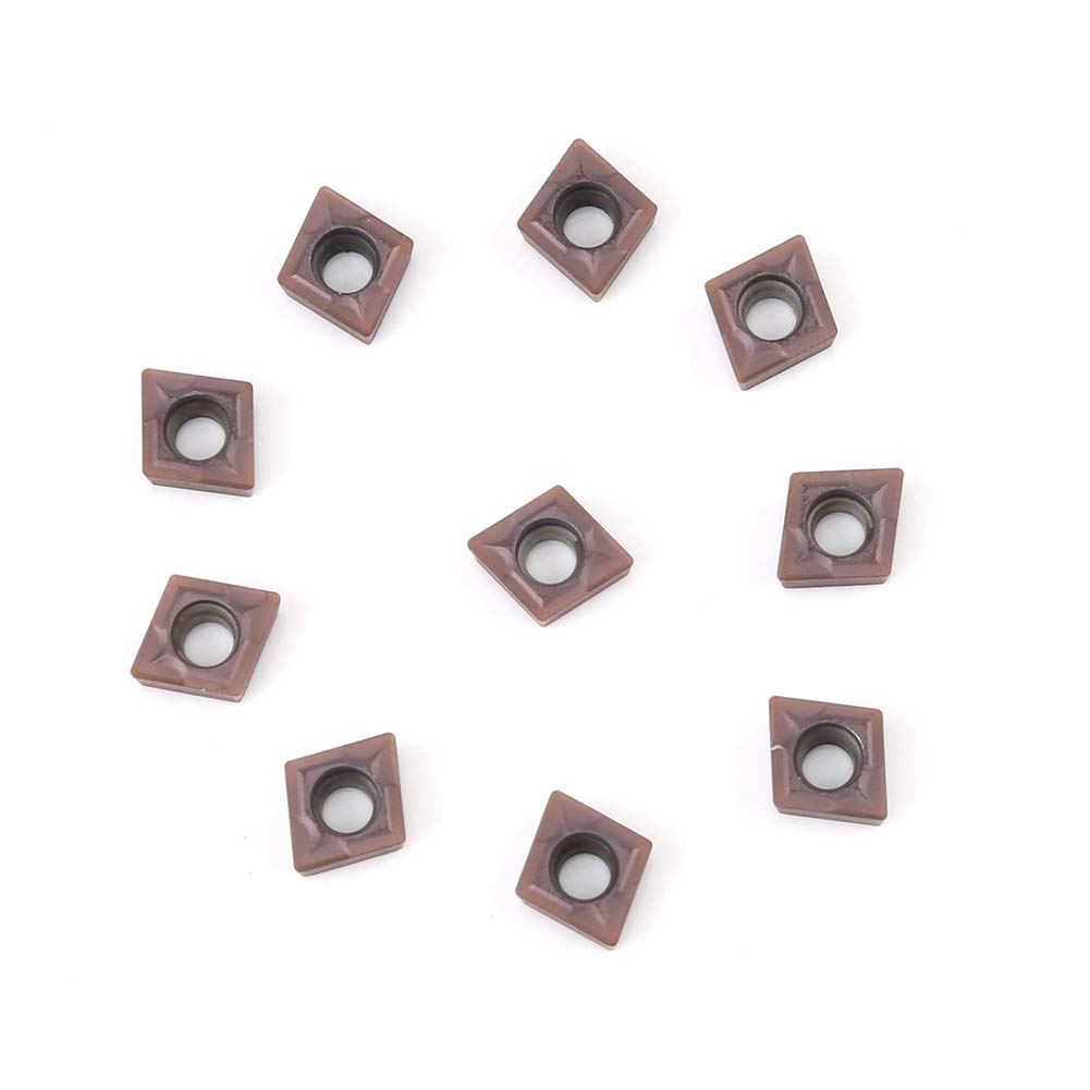 3pcs SCLCR CNC Cutter Cutter Bar avec 10pcs CCMT0602 Insert et 3pcs Clé 1pcs S07K-SCLCR06 Barre d'alésage 1pcs S10K-SCLCR06 Barre d'alésage 1pcs S12M-SCLCR06 Barre d'alésage