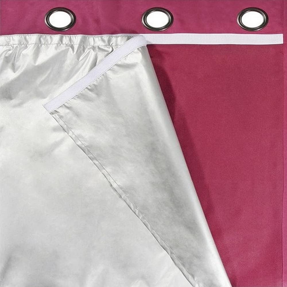 MadeInNature Doublure pour Rideau Thermique et occultant 135x240 cm, diminue l’Effet de Chaleur l’été, et empêche Le Froid de rentrer l’Hiver, s’adapte avec des Velcros, fournis