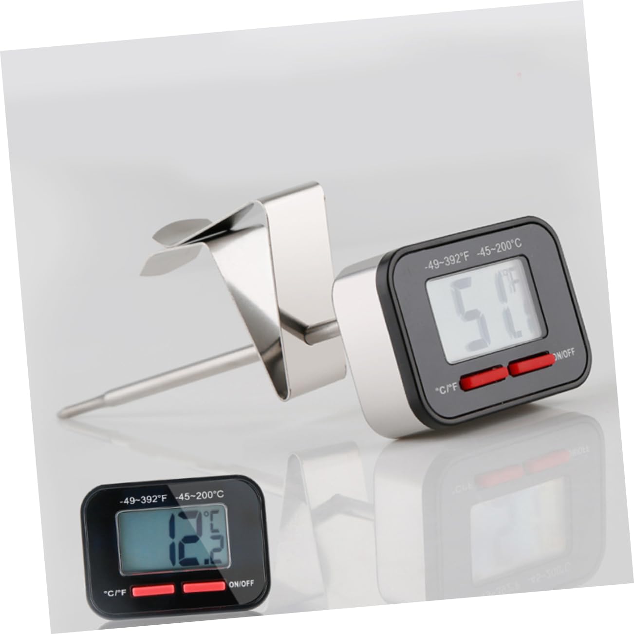 Alipis Termómetro Leche Termómetro Digital Termómetro Té Con Leche Café Arte Latte
