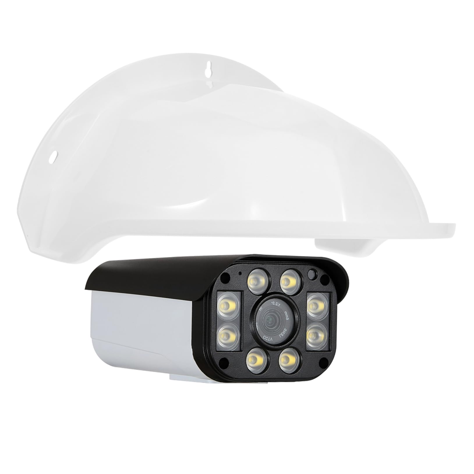 Boîtier pour Caméra Extérieure Blanc Abs 2 Pièces Protection