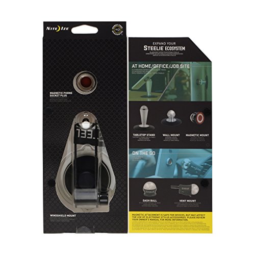 Nite Ize Original Steelie Windshield Mount Kit - Magnetic Car Windshield Mount For Smartphones #TOP3