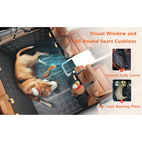 Hundedecke Auto Rückbank für Ford Orion/Probe/Puma/Ranchero, Kratzfest Autoschondecke Hund Rücksitz Autositzbezug für Hunde Auto Rücksitz Schondecke
