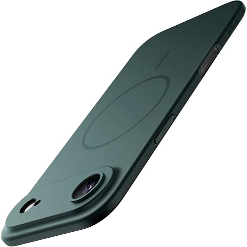 JETech Magnetic Slim Case for iPhone Air, Midnight Green | Compatible with MagSafe, Camera Lens Protection, Ultra-Thin Matte Finish, Lightweight Design, Minimalist Style