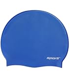 Sporti Silicone Swim Cap for Women & Men&comma; Adult&comma; Vibrant Lightweight Swimming&comma; Non-Slip&comma; Easy Wear&comma; Removal&comma; Protects Hair