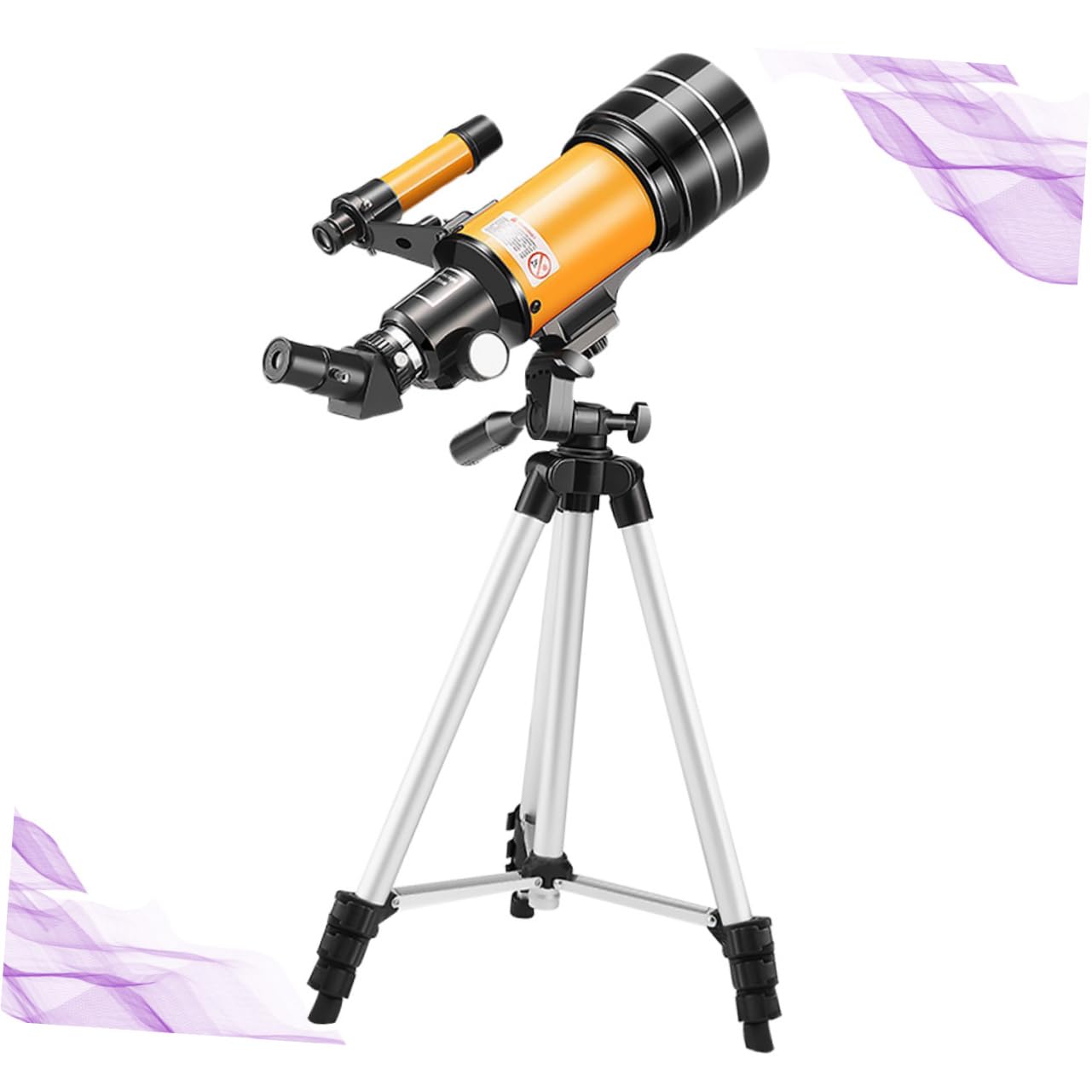 NUOBESTY 1 Pezzo Telescopio Astronomico con Treppiede Regolabile Visibilità Notturna per Osservazioni Spaziali e Pianeti Accessori