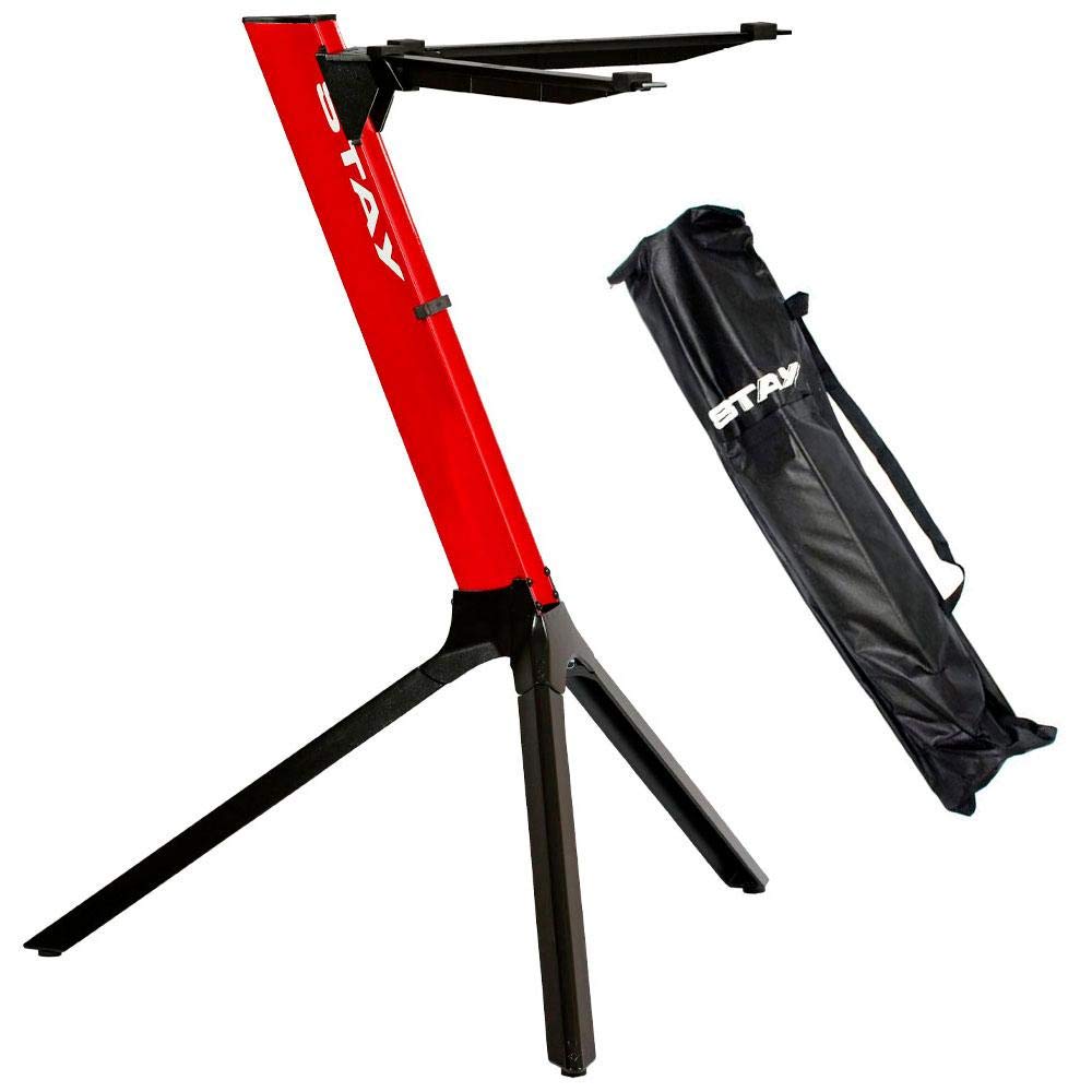 Amazon.co.jp: STAY MUSIC Compact Keyboard Stand with Bag - Red