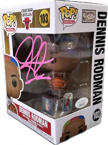 Dennis Rodman Signed Funko POP Figure JSA & Rodman Exclusive