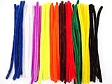 10,20,50 Giant Large Fluffy Chunky Craft Pipe Cleaners Stems 30cm / 12