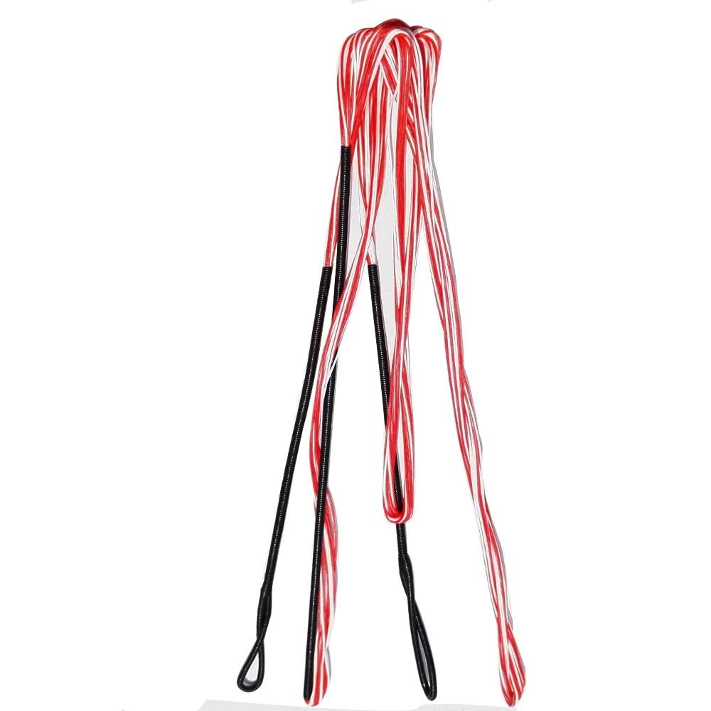 wolfman Dacron Bowstring Archery Recurve Bow String AMO 44-70 inch 14 Strands Handmade Replacement Bow String for Recurve Bow Longbow Traditional Bow(Type 9: AMO 44"(Actual 40.5"))