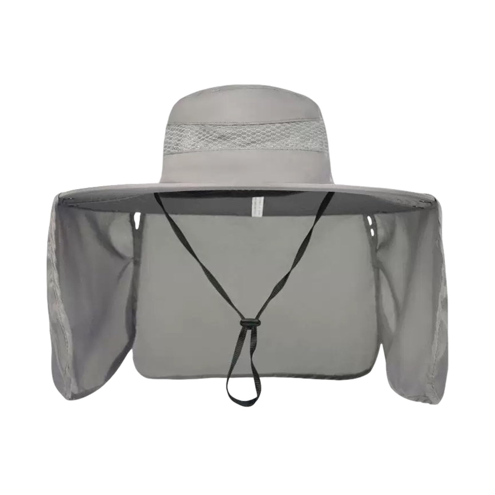 matumou Unisex Summer Hat Outdoor with Neck Flap Breathable Large Brim Hat for Hiking Traveling Fishing