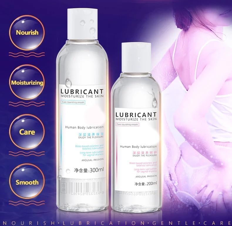 Transparent Water-based Lubricant forIntimate Couples, Water Based Lube Personal Lubricant for Men, Women and Couples