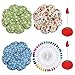 CHALA 5PCS Amortiguador del Pin de Costura, Alfileres Decorativos Coloridos, Alfileres De Cabeza Plana, Alfileres de Costura para Bricolaje Artesanal Accesorios de Costura Puntada Casera Manualidades