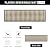 HUGEAR Outdoor Rug 2.5'x8' Runner Patios Clearance Waterproof Mat Outside Carpet Reversible Plastic Straw Camping Rugs Hallway Porch Deck Camper Balcony Backyard