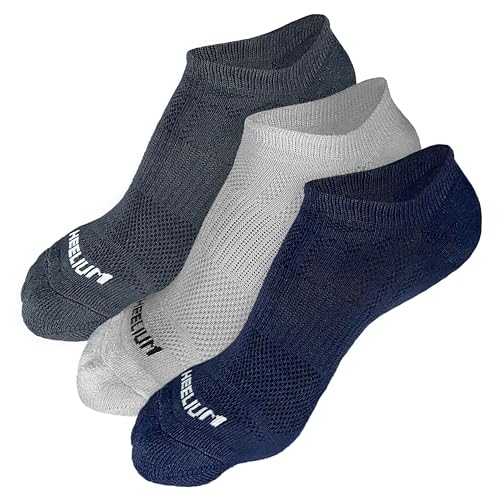 Image of HEELIUM Bamboo Ankle Socks for Men & Women | Ultra-Soft, Odour-Free, Thin & Breathable | 3X Softer than Cotton | Sizes - M (UK 4-8) & L (UK 9-13)