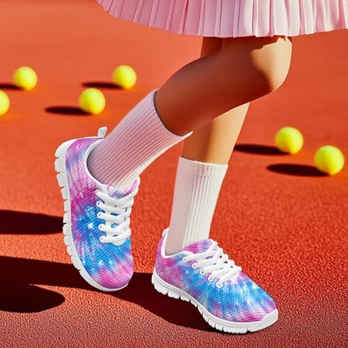 Kids Tennis Shoes Lightweight Athletic Running Shoes Non Slip Breathable Girls Students Sports Sneakers Walking Shoes4