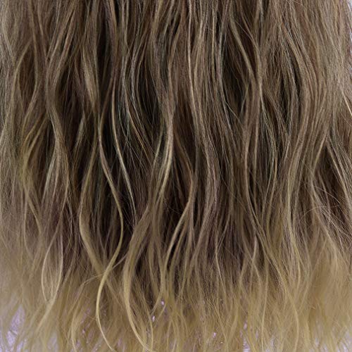 Party Zone COS 1 Long Brown Cosplay Thor Wig And Beard-Synthetic Rogue Anime Wigs thumb #5