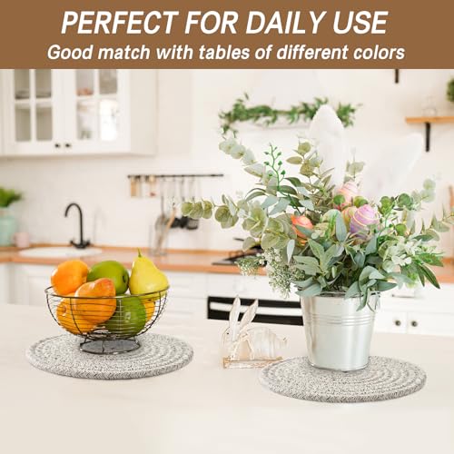 Coga-8-Trivets-for-Dishes-Pots-and-Pans-6-Pack-Heat-Resistant-Hot-Pads-Pot-Holders-for-Kitchen-Plate-Mats-for-Table-and-Countertops-Farmhouse-Decor-Home-Kitchen-Essentials-Brown Coga 8 Trivets for Dishes Pots and Pans 6 Pack Heat Resistant Hot Pads Pot Holders for Kitchen Plate Mats for Table and Countertops Farmhouse Decor Home Kitchen Essentials Brown