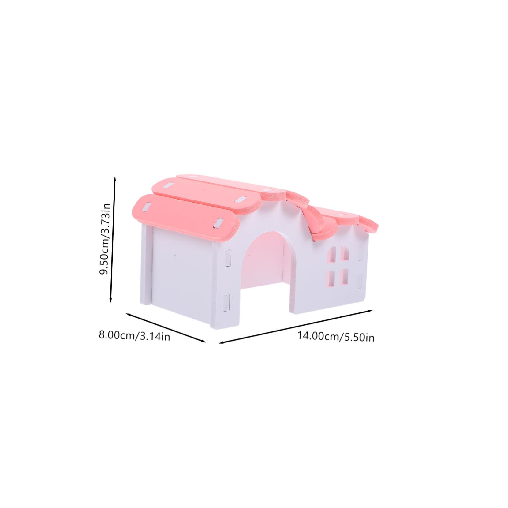 Happyyami Guinea Pig Hideout for Small Animals Hamster House with Durable Cozy Sleeping Space for Hamsters Bunnies Other Pets Playhouse for Small Pet Fun