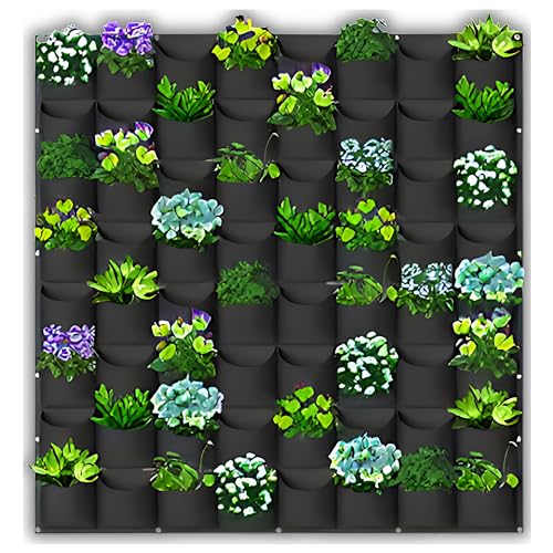 SunVara Vertical Wall Planter 64 Pockets Living Wall Garden