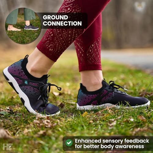 HF Vitality Healthy Ergonomic Supportive Barefoot Shoes, Zero Drop Sole, Wide Toe Box, Lightweight, Breathable Walking Sneakers Outdoor Running Footwear Unisex3