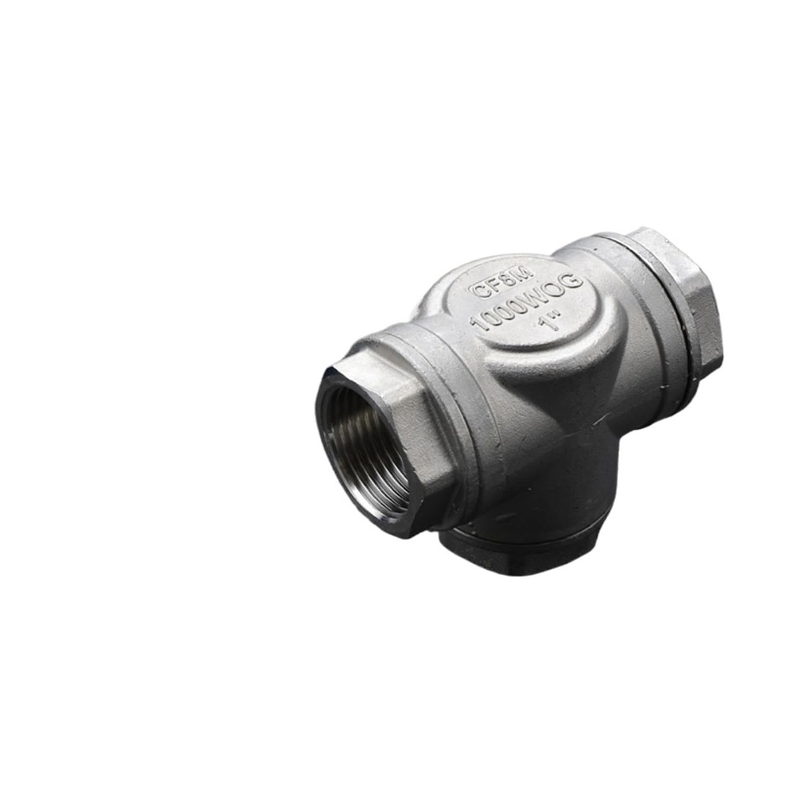 Válvula de bola Válvula de bola de acero inoxidable 304, 1/4, 3/8, 1/2, 3/4, 1 ", 2", puerto completo hembra, puerto T/L, adaptador de conector de válvula de bola de 3 vías for agua, aceite, aire y Ga